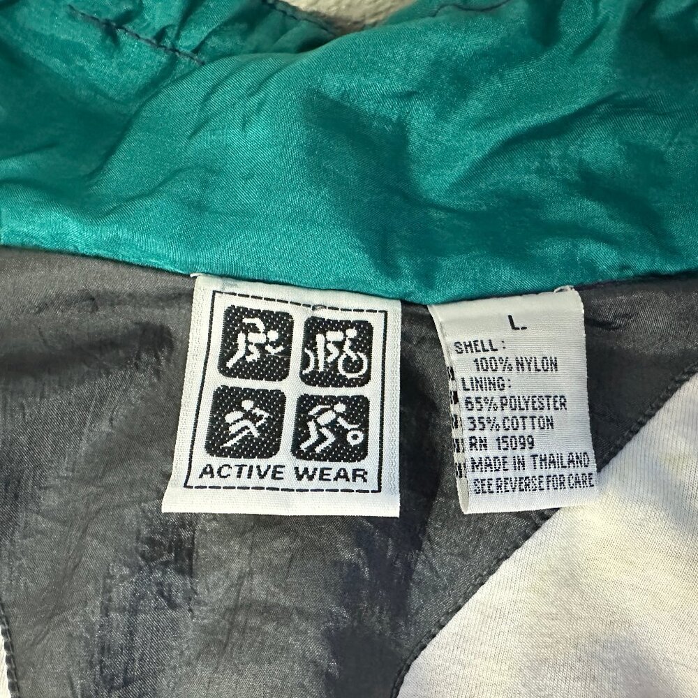 Vintage 90s Style Nylon Zip Jogger - Picture 9 of 12